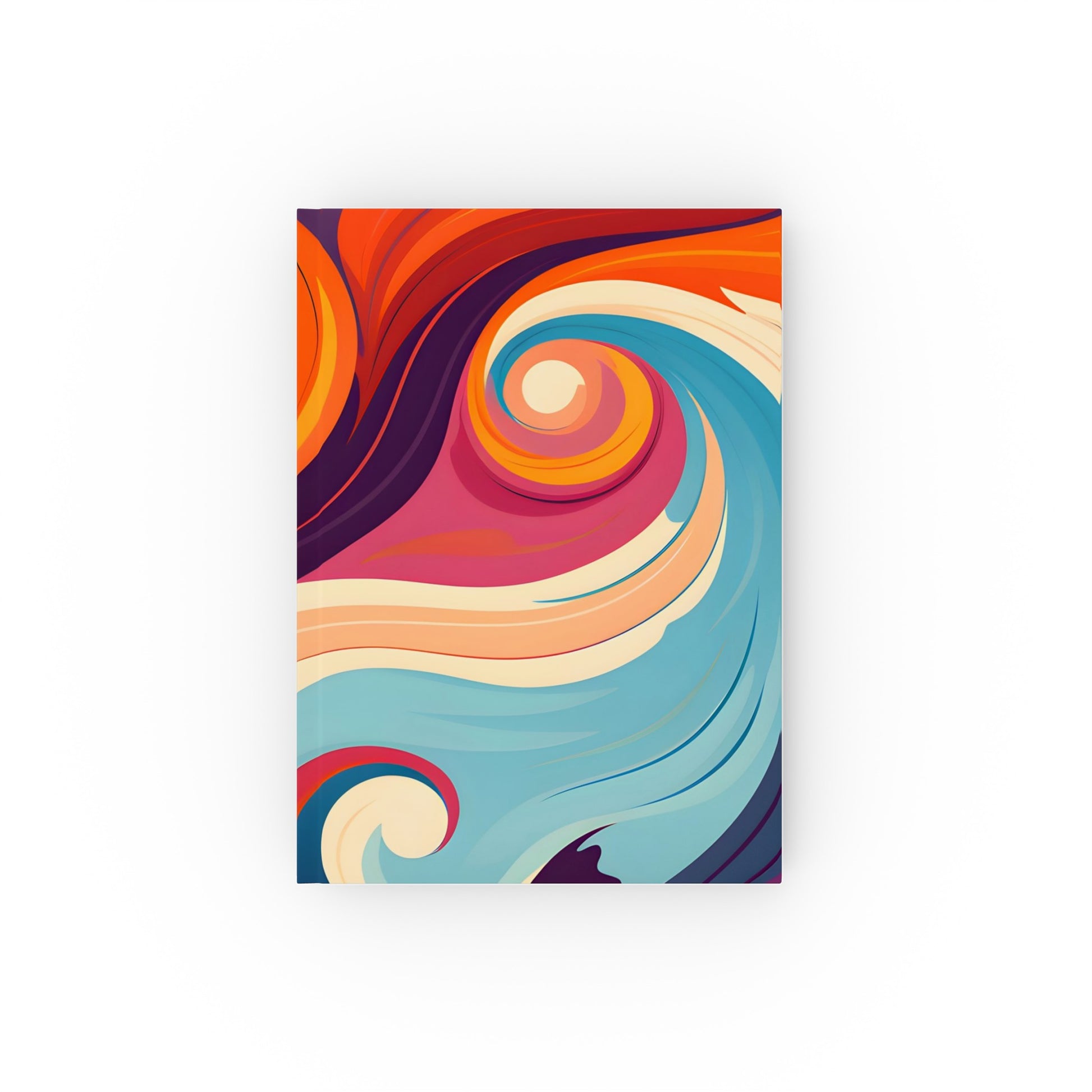 "Groovy Vibes Retro Surf Journal - High-Quality, Stylish, Perfect for All Seasons | Great Gift Idea - Shop Now!"