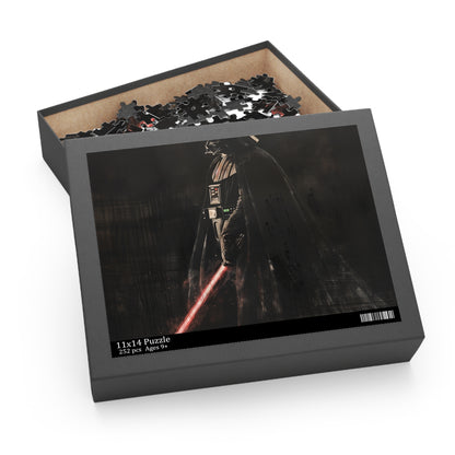 "Dark side Darth Vader Sith Master jigsaw puzzle for Star Wars fans"