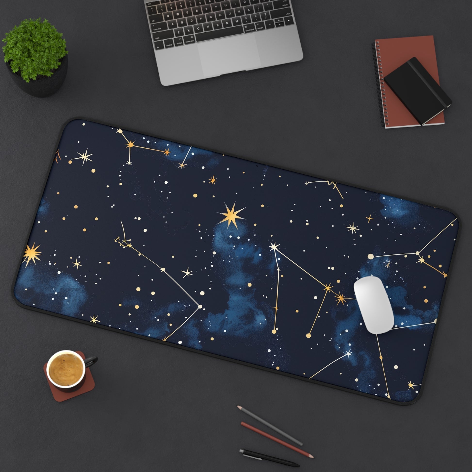 Galactic Constellation Desk Mat | Desk Mat | Accessories, Back-to-School, Desk, Fall Bestsellers, Home & Living, Mouse pad, Mouse Pads, Mousepad, Seasonal Picks, Stationery, TikTok | Prints with Passion