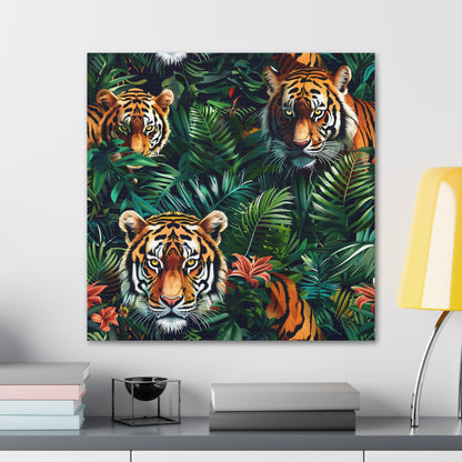 Tiger Paradise Canvas Print