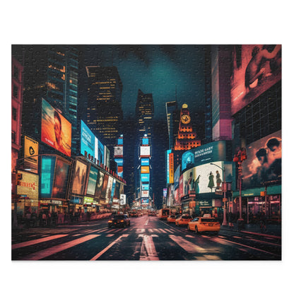 Times Square Night Puzzle