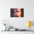 Holographic Dolphin Jumping from Mirror Pool — Canvas Wall Art — Product Detail View 7