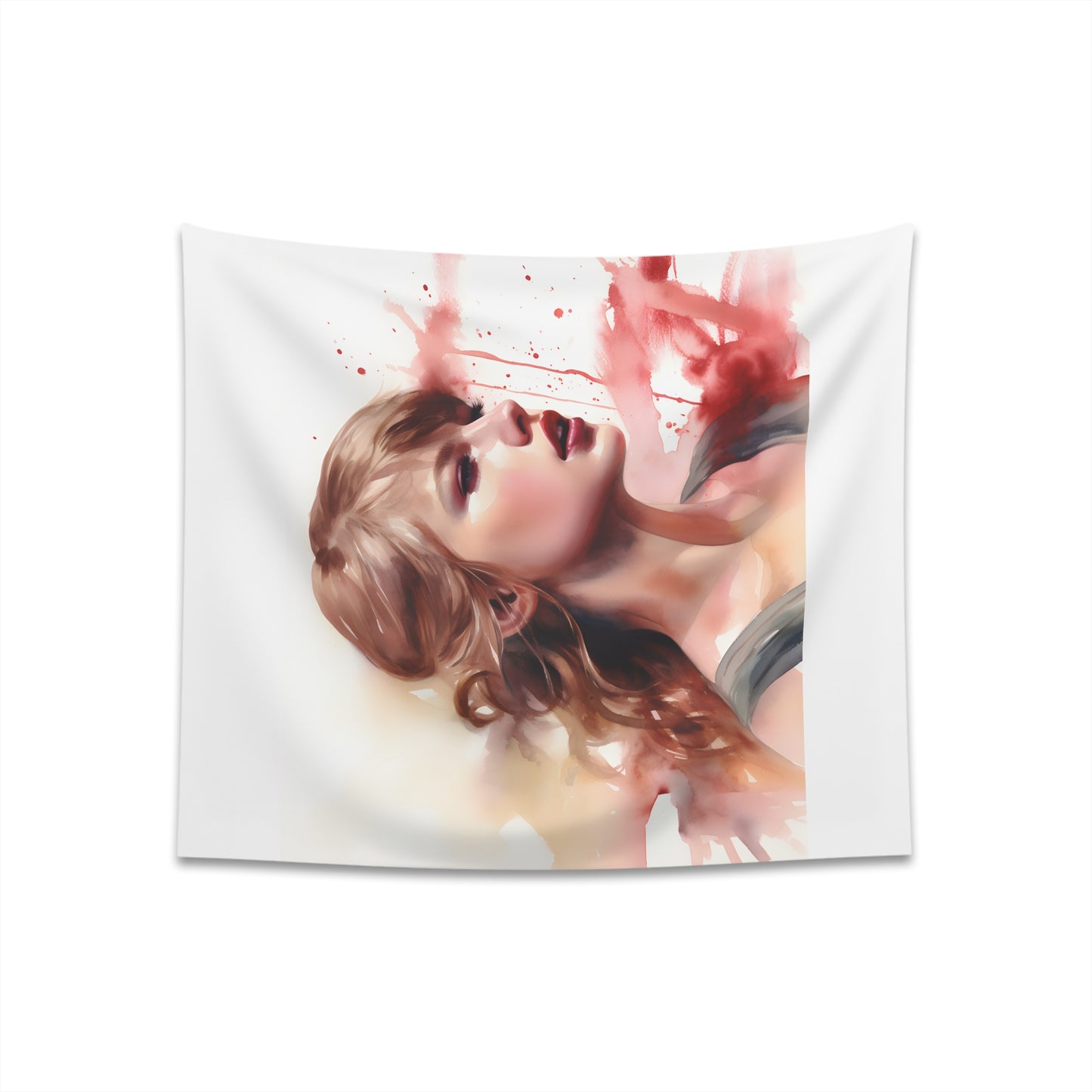 "Watercolor Dreams Taylor Swift Tapestry - High-quality art piece for fans & art enthusiasts, perfect for all seasons"