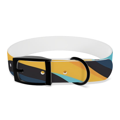 Retro Waves Dog Collar: Vibrant Style