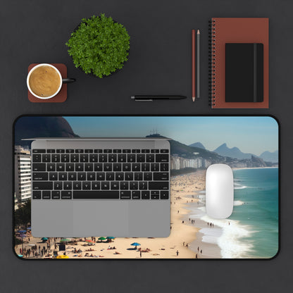 Rio Beach Desk Mat - Transform Your Workspace with Vibrant Energy and Style