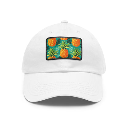 Tropical Twist Pineapple Print Cap