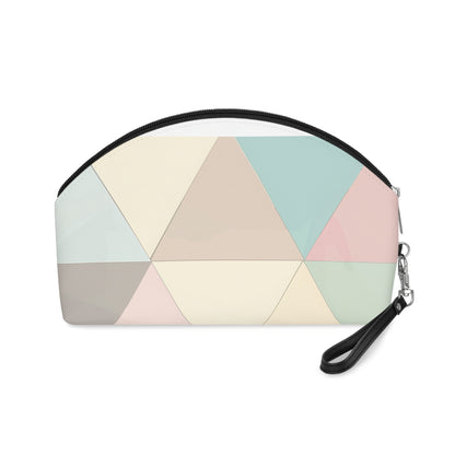 Chic Pastel Geometrics Makeup Bag