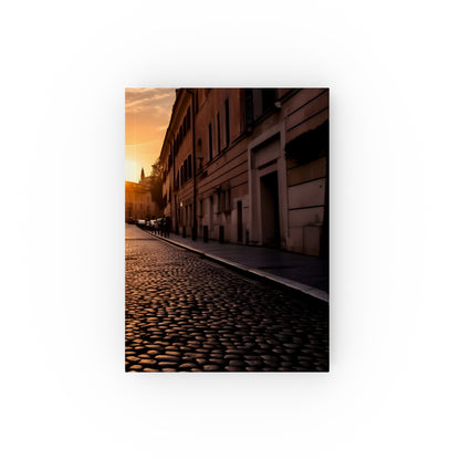 "Roman Sunset Journal: Capture Eternal Moments in Rome - High-Quality and Stylish Travel Journal"