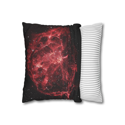 Exploding Supernova in Deep Space (Edition II) — 40×40 Cushion Cover — Sofa & Living Room Lifestyle View