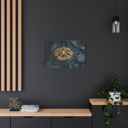 Ancient Tree with Glowing Runes — Canvas Wall Art — Product Detail View 8