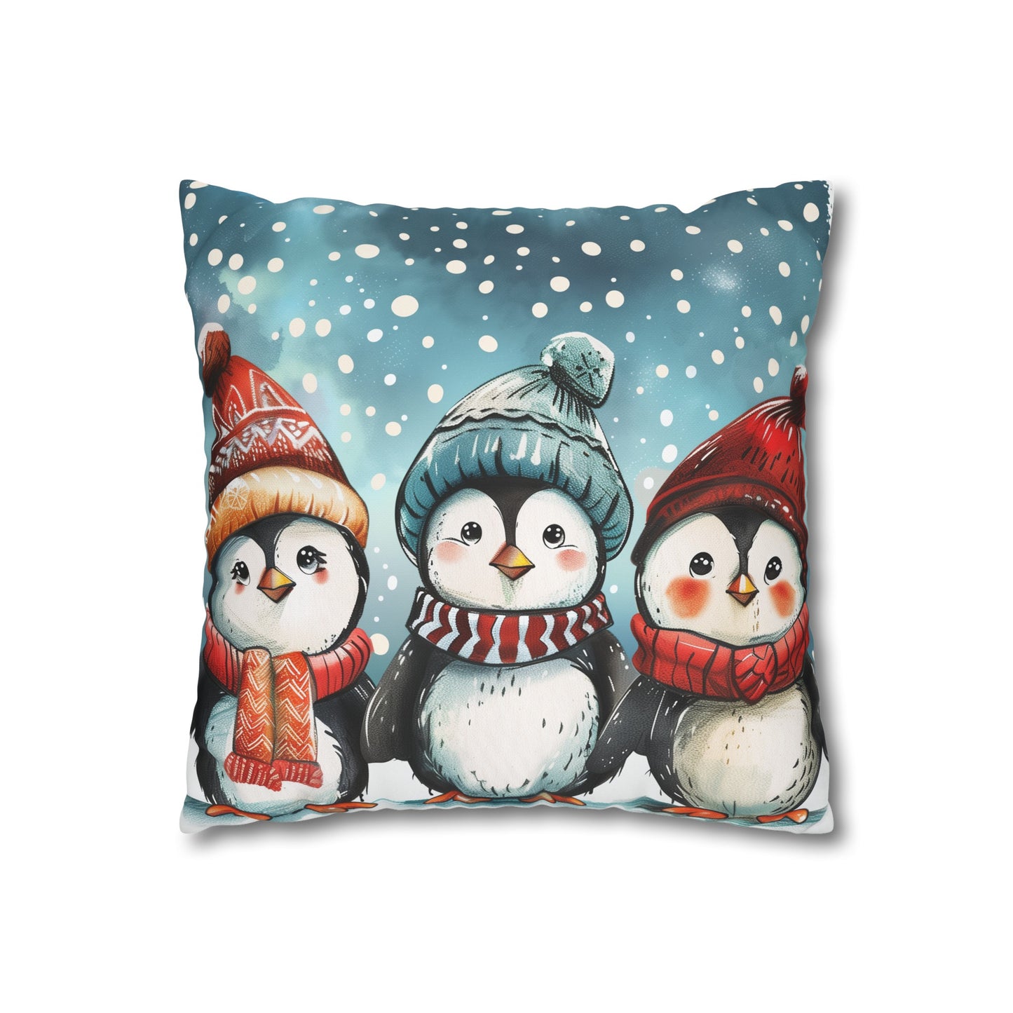 "Cozy Penguin Crew Pillowcase - High-quality, stylish, and perfect for all seasons. Snuggle up with adorable penguins! Makes a great gift. Shop now!"