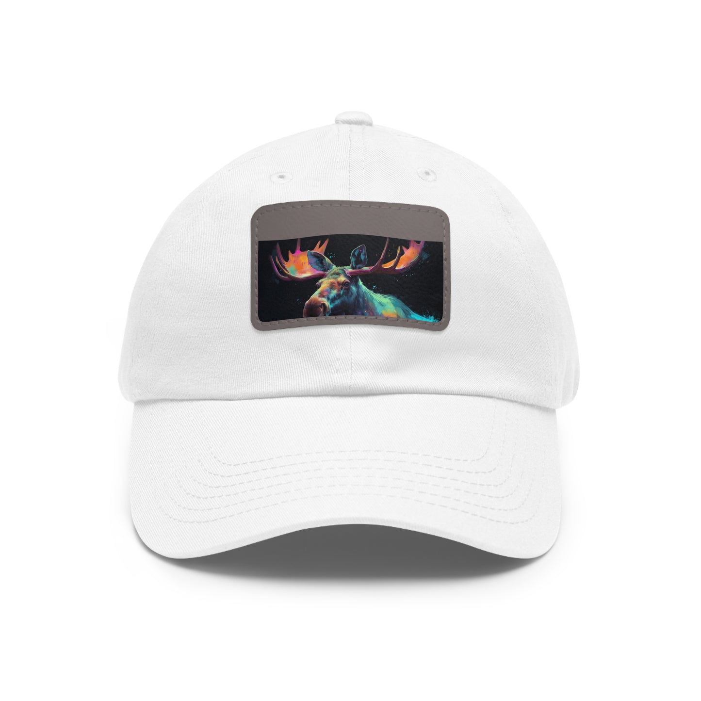 Wild and Beautiful Moose Watercolor Baseball Cap