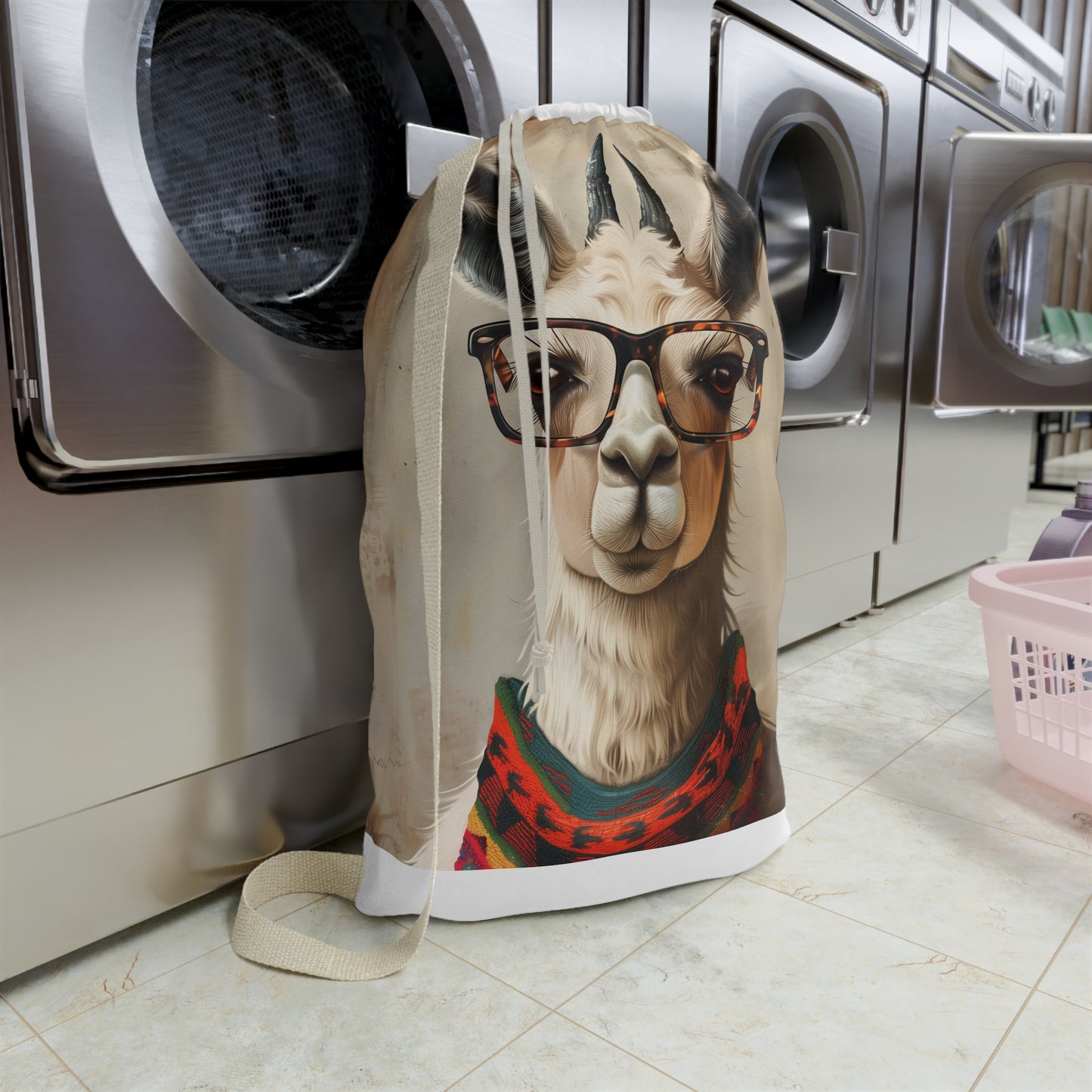 LLAMA HIPSTER LAUNDRY BAG | Home Decor | Accessories, All Over Print, AOP, Bags, Laundry, Sublimation | Prints with Passion