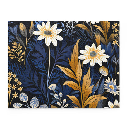 Wildflower Pattern Jigsaw Puzzle