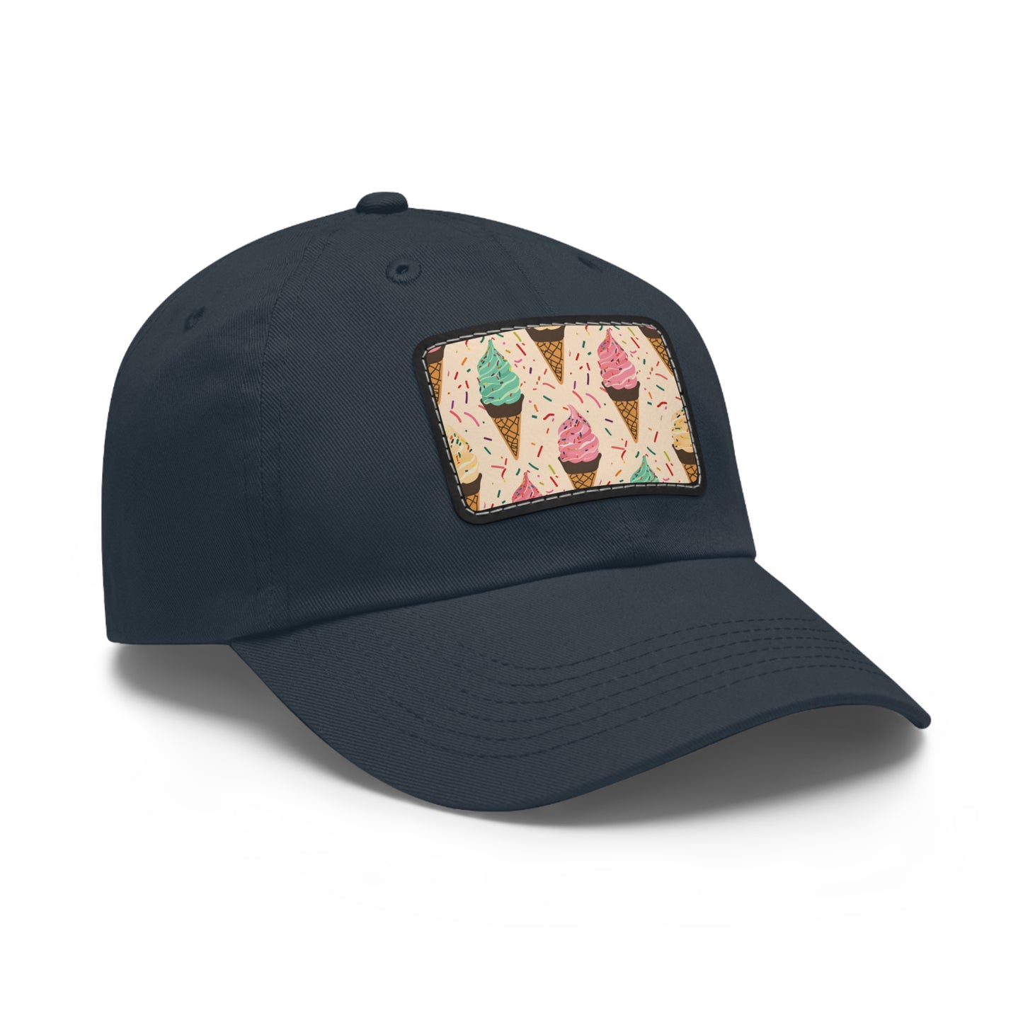 Sweet Treats Cap: Seamless Cone with Sprinkles Design