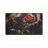 Blossoming Rose in Zero Gravity — XL & XXL Desk Mat — Gaming & Workspace Desk Setup View