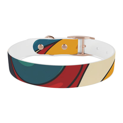 Retro Waves Dog Collar: Vibrant & Stylish