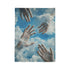 Painted Clouds Forming Human Hands — Plush Fleece Throw Blanket — Product Detail View 10