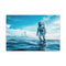 Astronaut Walking on Ocean Surface — Canvas Wall Art — Front Gallery-Wrapped Canvas View