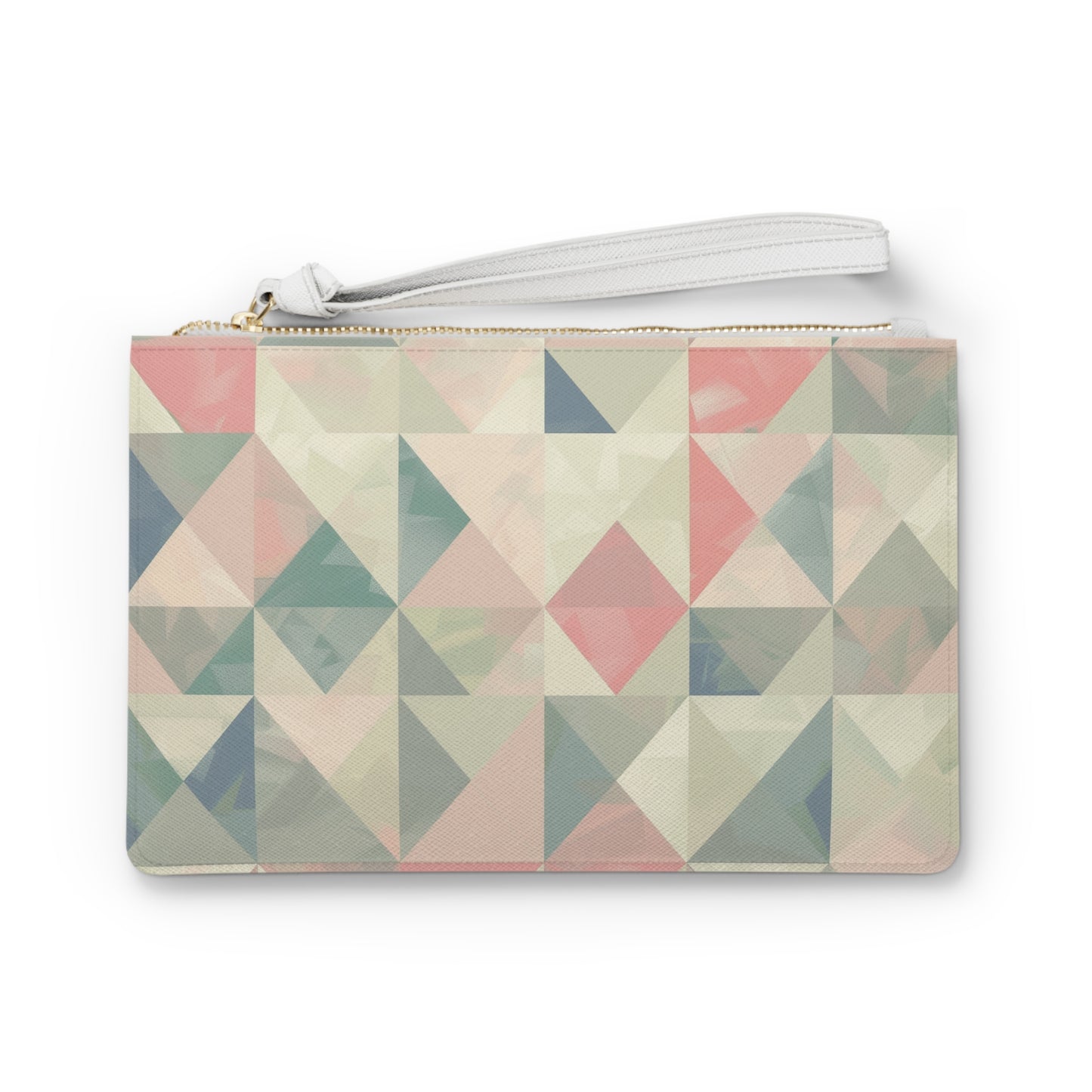 Pastel Geometrics Clutch Bag | Clutch Bags | Accessories, All Over Print, AOP, Assembled in the USA, Assembled in USA, Bags, Made in the USA, Made in USA, Vegan | Prints with Passion