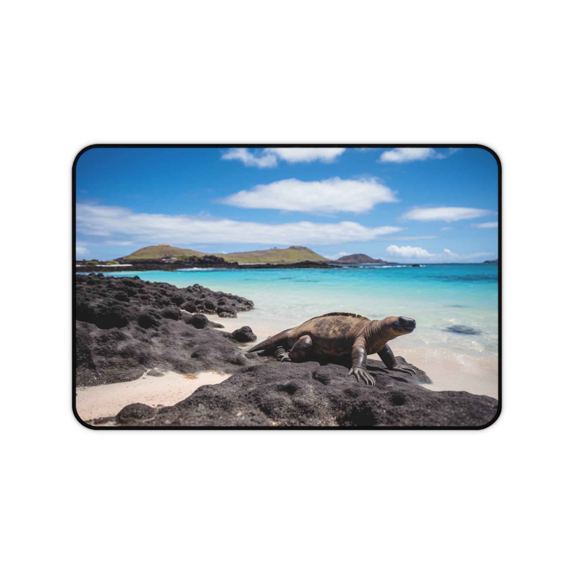 Galapagos Islands Desk Mat - Enhance your workspace with stunning wildlife imagery from Ecuador's iconic archipelago.