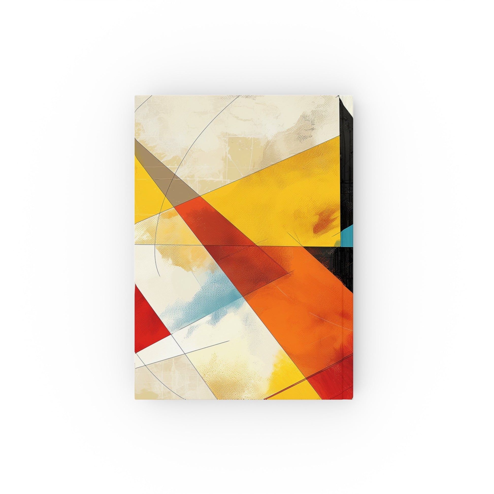 "Geometric Expressions Abstract Art Journal - High-quality, versatile, and stylish with vibrant abstract shapes for creative minds! Makes a great gift - Shop now!"