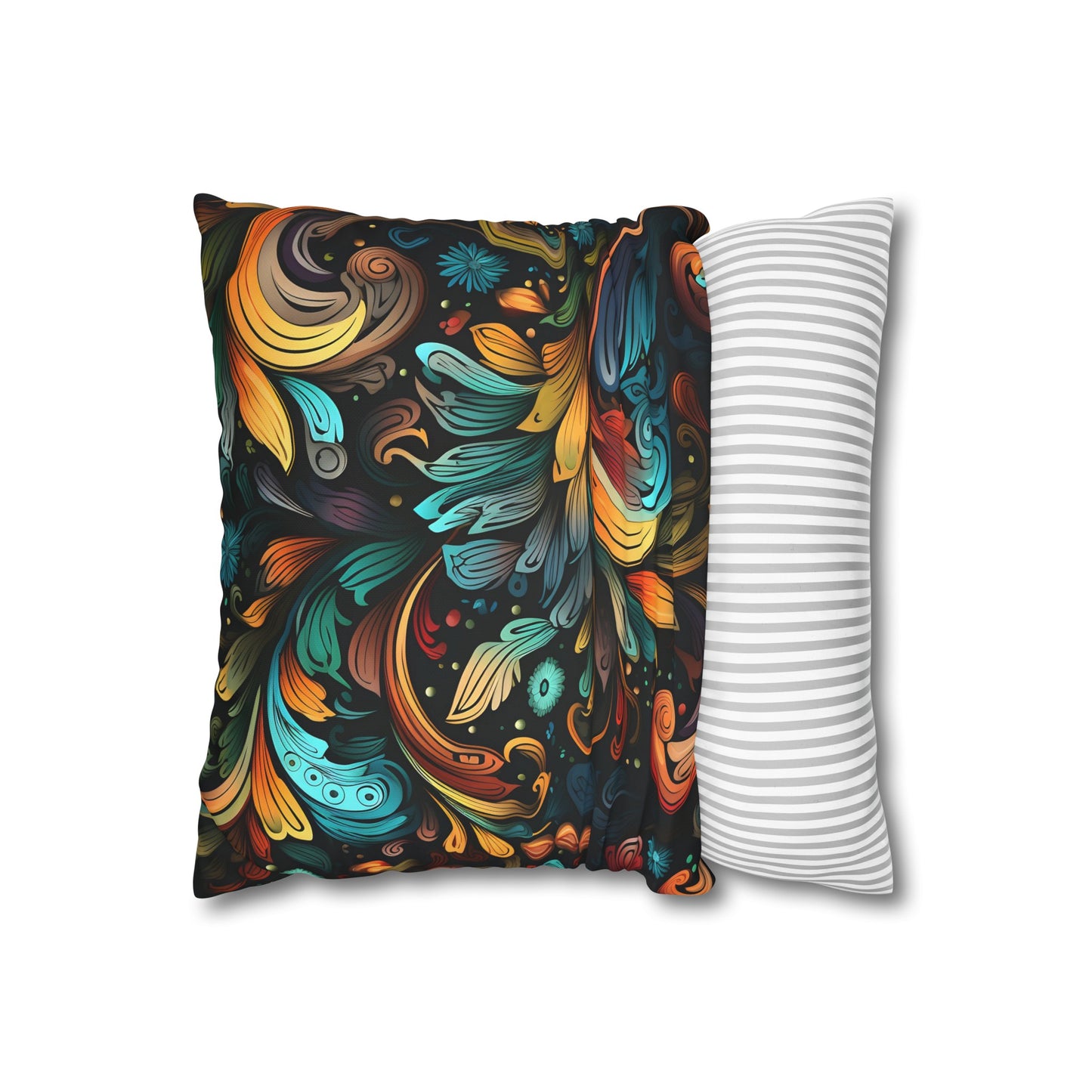 "Isomorphic Dreams Pillowcase - Modern geometric design, high-quality material, perfect for all seasons. Add sophistication to any bedroom. Makes a great gift."