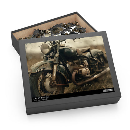 Vintage Motorcycle Fun Puzzle - Perfect for Motorbike Enthusiasts - Hours of Entertainment & Nostalgia - 500 Pieces