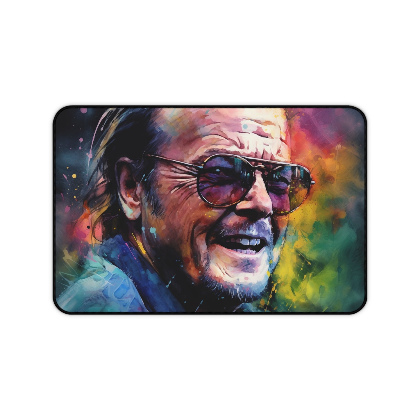 "Jack Nicholson desk mat collection - eccentric actor-themed workspace decor"