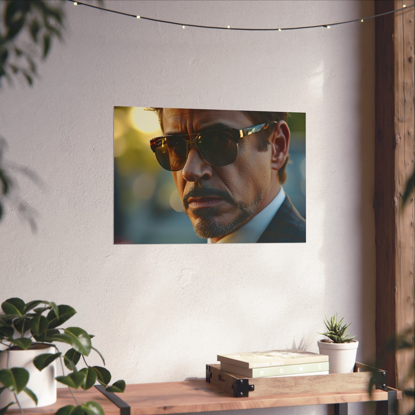 and signature style of this award-winning actor. Adorn your walls with this evocative tribute to one of Hollywood's most versatile stars and let the symphony of colors evoke his iconic characters and enduring legacy.