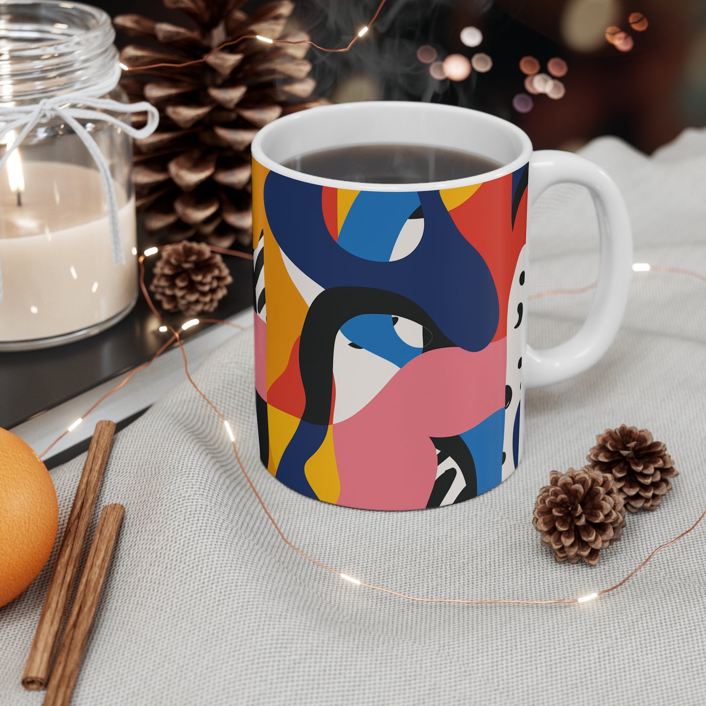 Vibrant Abstract Coffee Mug