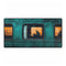 Mystical Train with Portals to Parallel Worlds — XL & XXL Desk Mat — Full Top-Down Artwork View