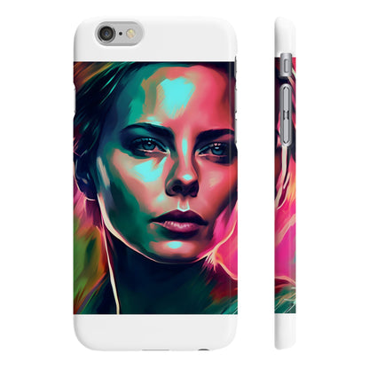 Neon Charlize: A Watercolor Phone Case