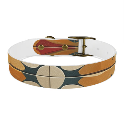 Tile Print Dog Collar: Handcrafted Chic Design