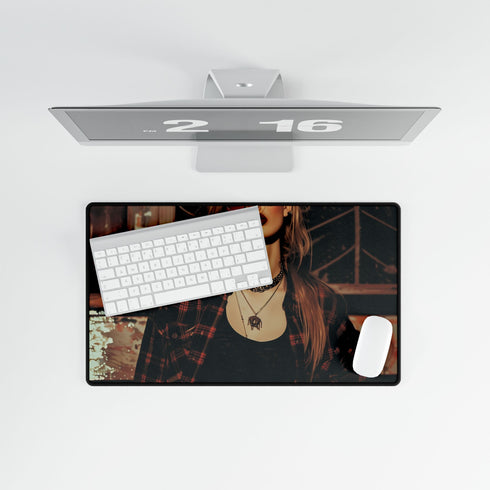 90s Retro Grunge Abstract Texture — XL & XXL Desk Mat — Product Detail View 8