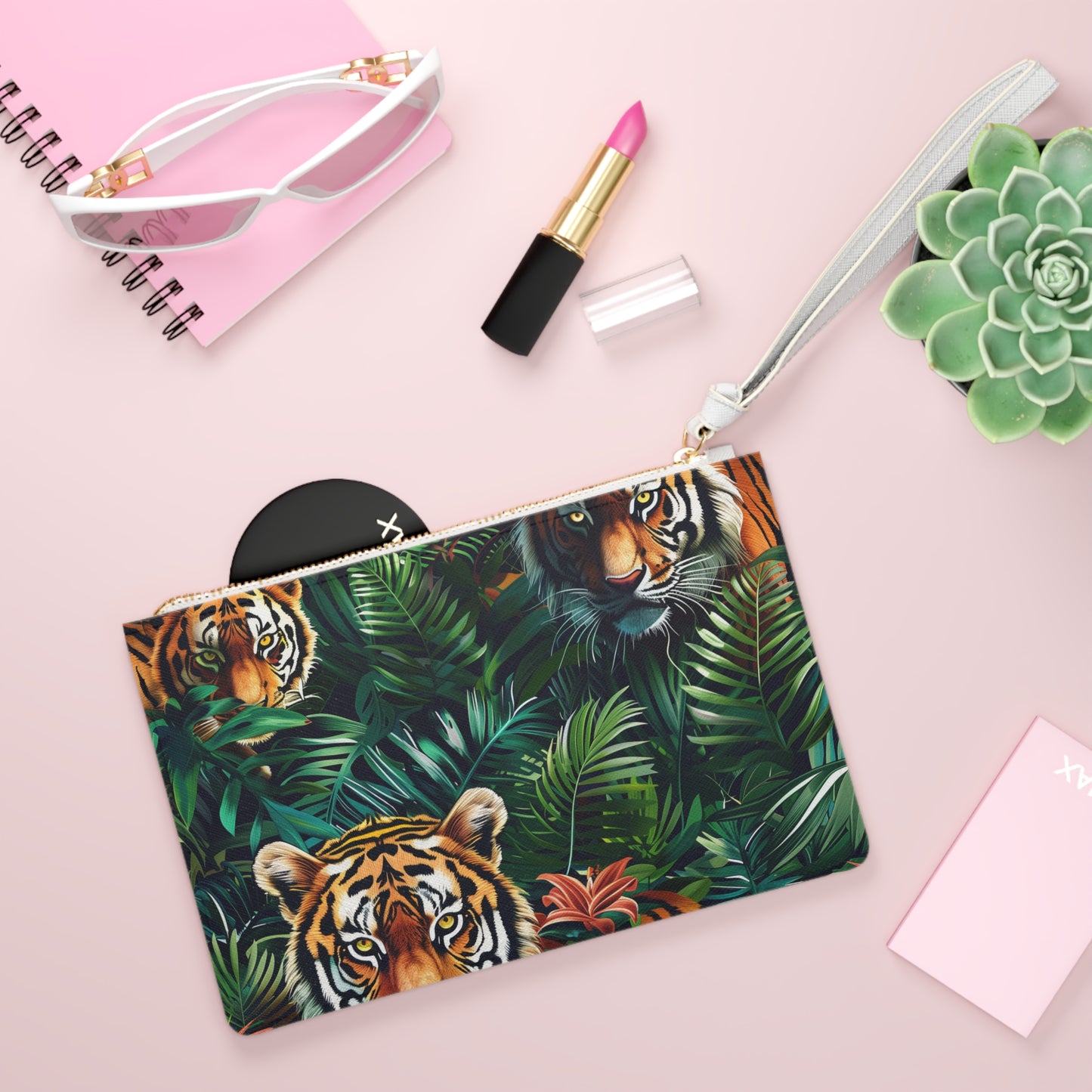 Tiger Safari Clutch Bag