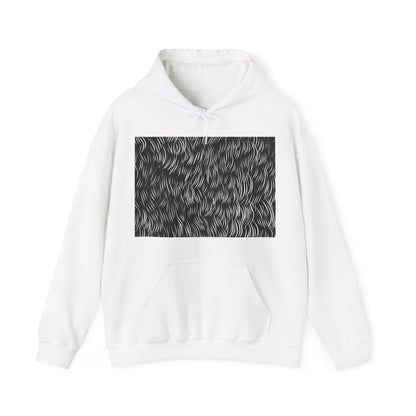 Textura Quadrata Calligraphy Stroke Hoodie