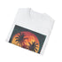 California Outrun Retro Sunset Palms Graphic Unisex Softstyle T-Shirt