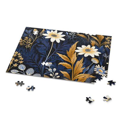 Wildflower Pattern Jigsaw Puzzle