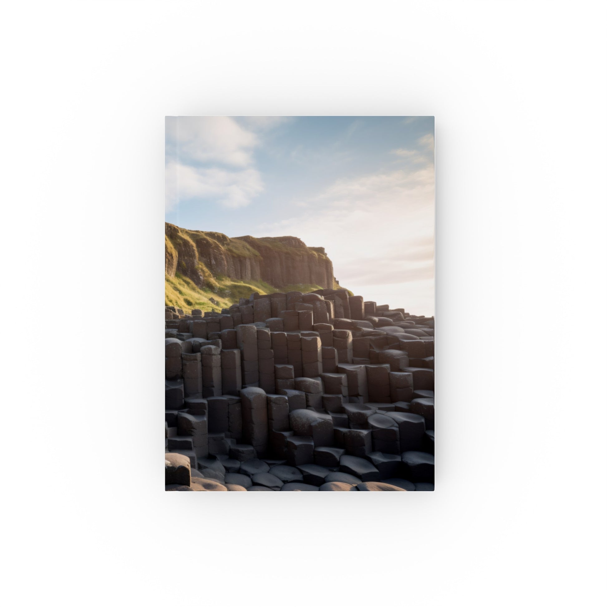 Giant's Causeway Legends Journal - Irish Inspired Adventure Book with Hexagonal Basalt Columns Cover