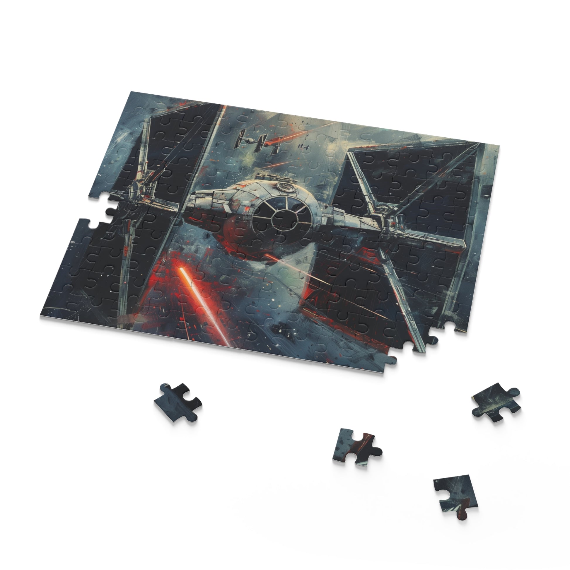 Star Wars Tie Fighter Puzzle - Challenging jigsaw for fans of iconic space opera franchise