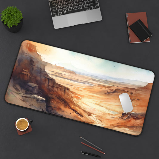 Baron Desert Desk Mat | Desk Mat | Accessories, Back-to-School, Desk, Fall Bestsellers, Home & Living, Mouse pad, Mouse Pads, Mousepad, Seasonal Picks, Stationery, TikTok | Prints with Passion