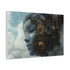 Dream Engine Powered by Emotions — Canvas Wall Art — Side Profile & Stretched Corner Detail