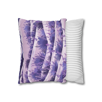 "Transform your bedroom into a tranquil oasis with our Lavender Fields pillowcase featuring delicate lavender flowers. Experience relaxation and sweet dreams every night."