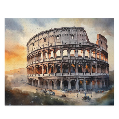 "Challenging Colosseum Rome jigsaw puzzle for history buffs"