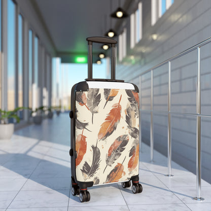 Feathered Boho Chic Suitcase Pattern