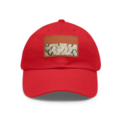 Golden Cream Kilim Chic Baseball Cap