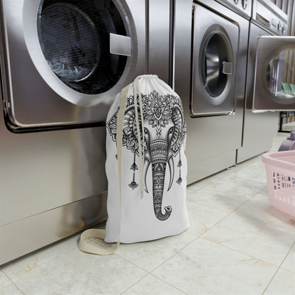 Mandala Elephant Laundry Bag - Stylish and durable laundry essential with intricate global-inspired design