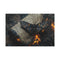 Lava Moth Resting on Burning Scroll — Canvas Wall Art — Front Gallery-Wrapped Canvas View