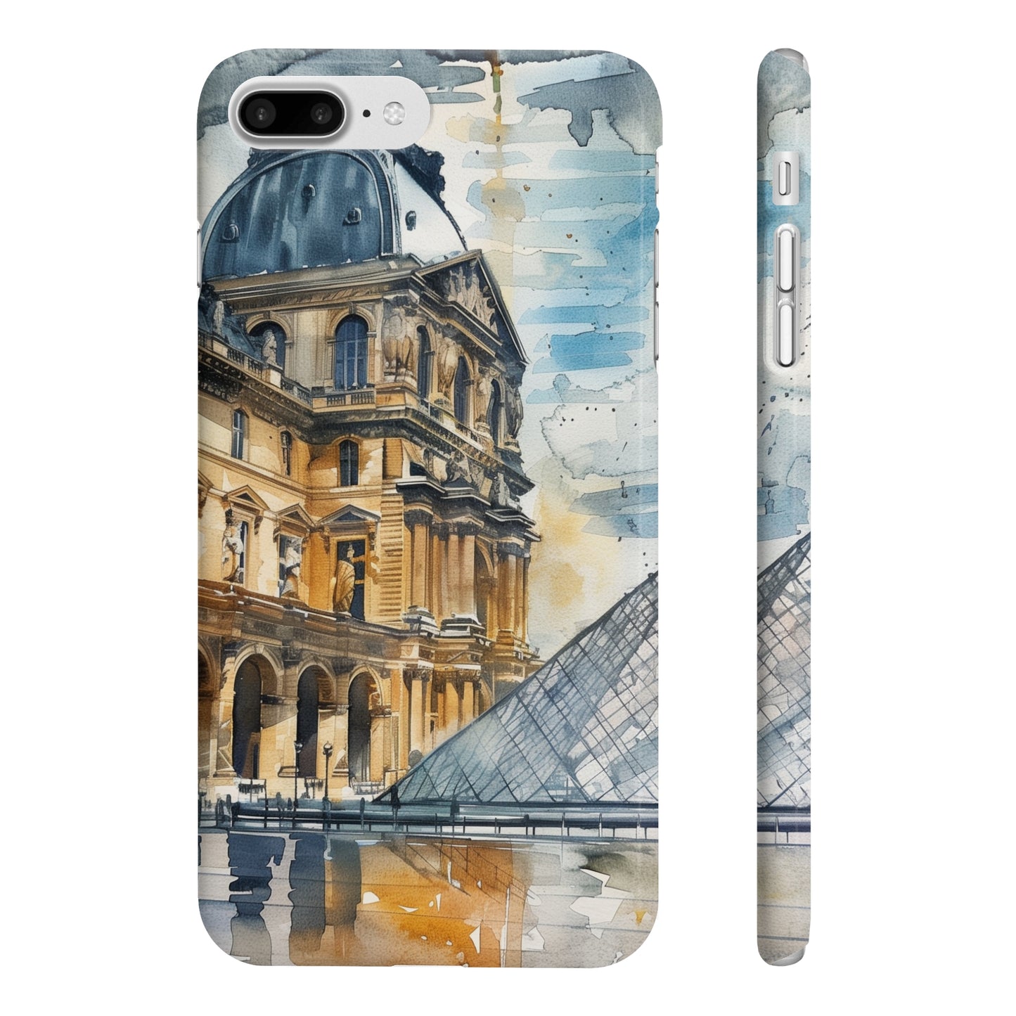 Parisian Dream: Louvre Watercolor Phone Case